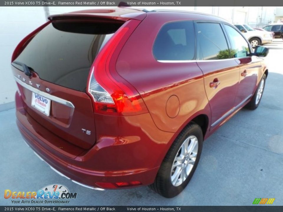 2015 Volvo XC60 T5 Drive-E Flamenco Red Metallic / Off Black Photo #6