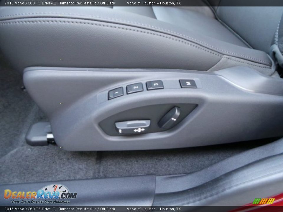 2015 Volvo XC60 T5 Drive-E Flamenco Red Metallic / Off Black Photo #12