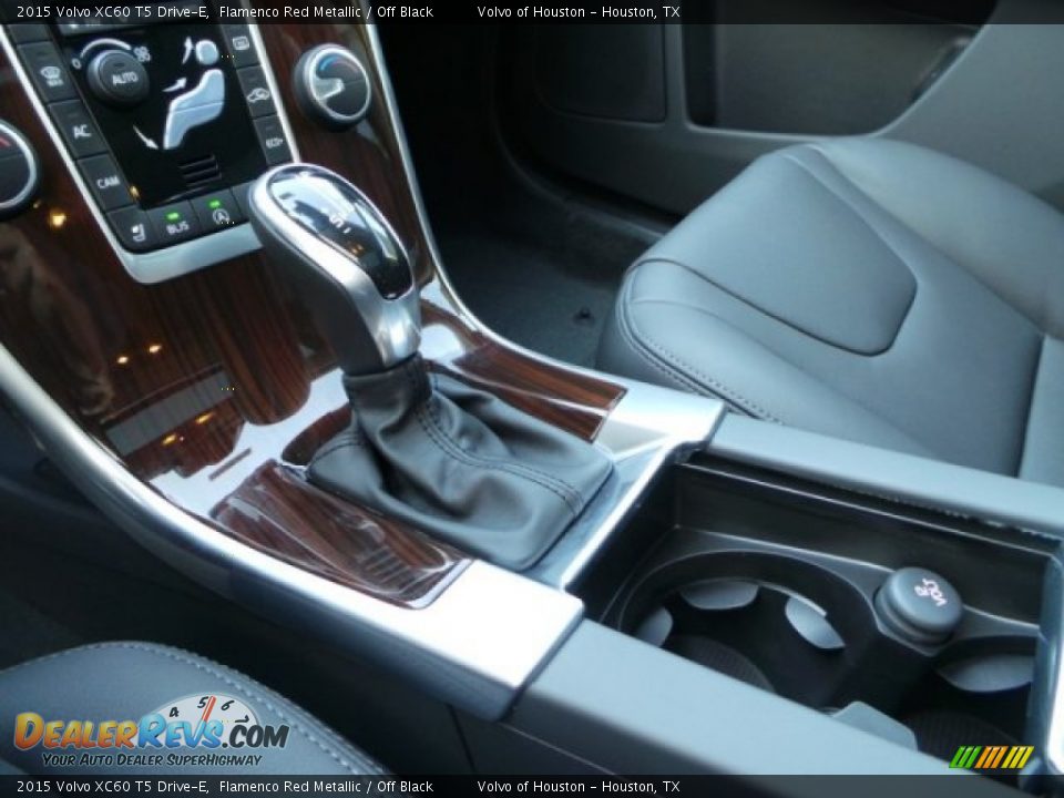 2015 Volvo XC60 T5 Drive-E Flamenco Red Metallic / Off Black Photo #14