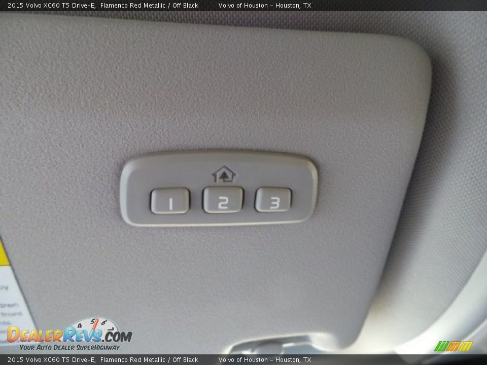 2015 Volvo XC60 T5 Drive-E Flamenco Red Metallic / Off Black Photo #15