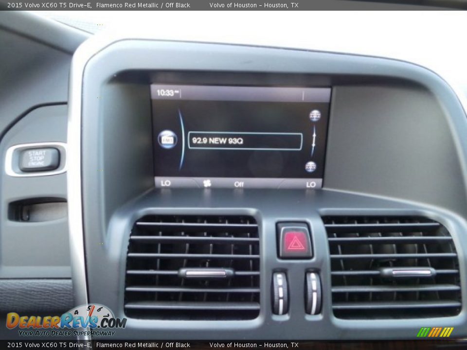 2015 Volvo XC60 T5 Drive-E Flamenco Red Metallic / Off Black Photo #18