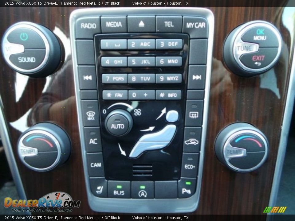 2015 Volvo XC60 T5 Drive-E Flamenco Red Metallic / Off Black Photo #20