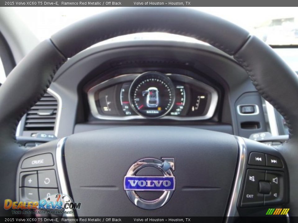 2015 Volvo XC60 T5 Drive-E Flamenco Red Metallic / Off Black Photo #21