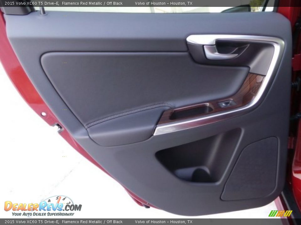 2015 Volvo XC60 T5 Drive-E Flamenco Red Metallic / Off Black Photo #22