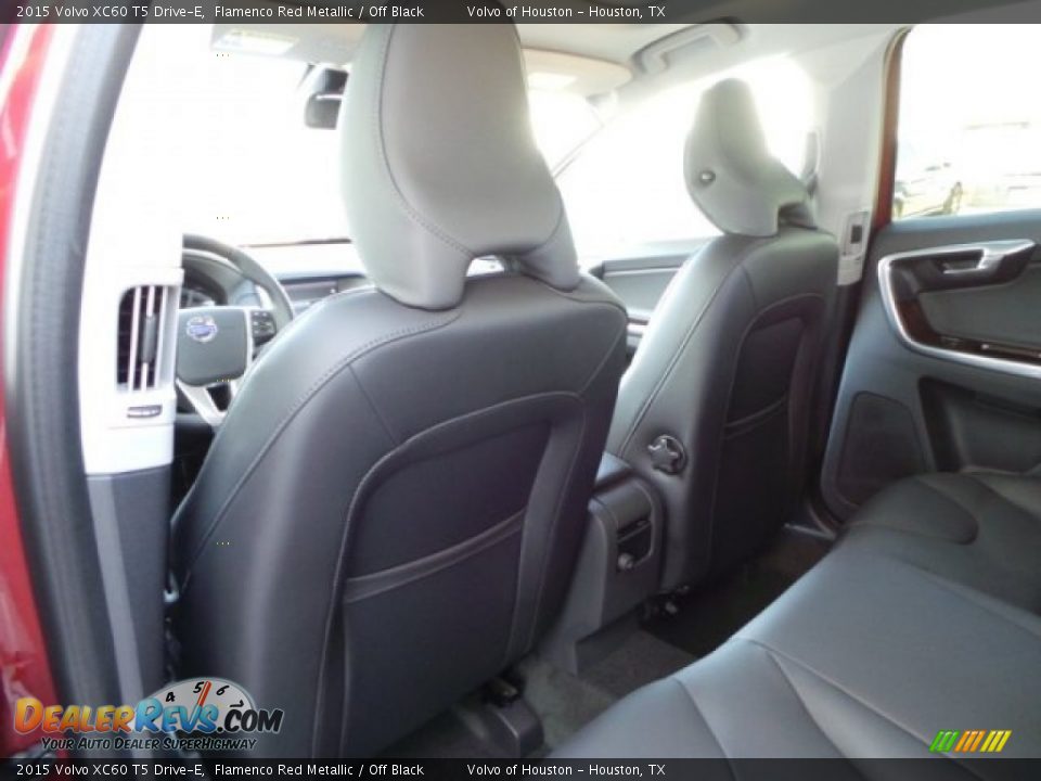 2015 Volvo XC60 T5 Drive-E Flamenco Red Metallic / Off Black Photo #23