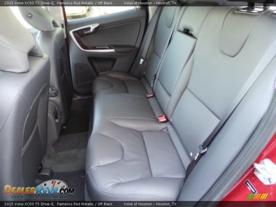 2015 Volvo XC60 T5 Drive-E Flamenco Red Metallic / Off Black Photo #24