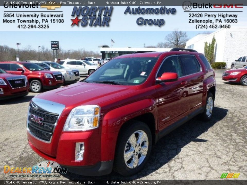 2014 GMC Terrain SLT AWD Crystal Red Tintcoat / Jet Black Photo #1