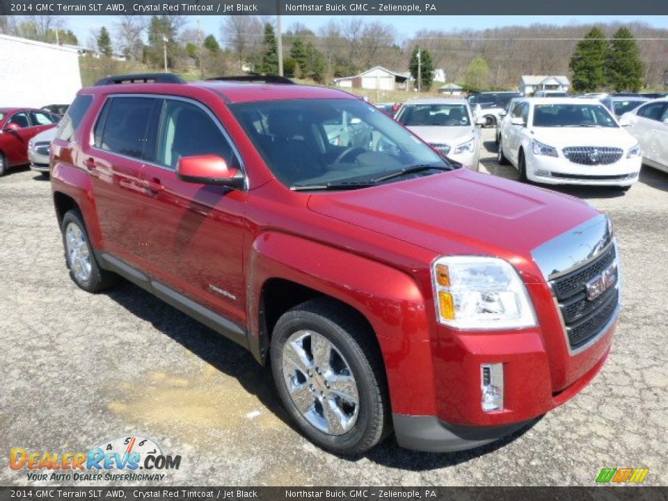 2014 GMC Terrain SLT AWD Crystal Red Tintcoat / Jet Black Photo #3