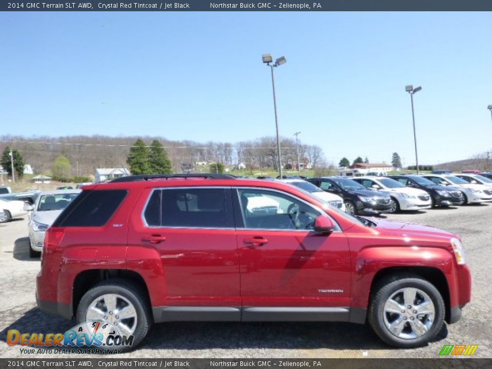 2014 GMC Terrain SLT AWD Crystal Red Tintcoat / Jet Black Photo #4