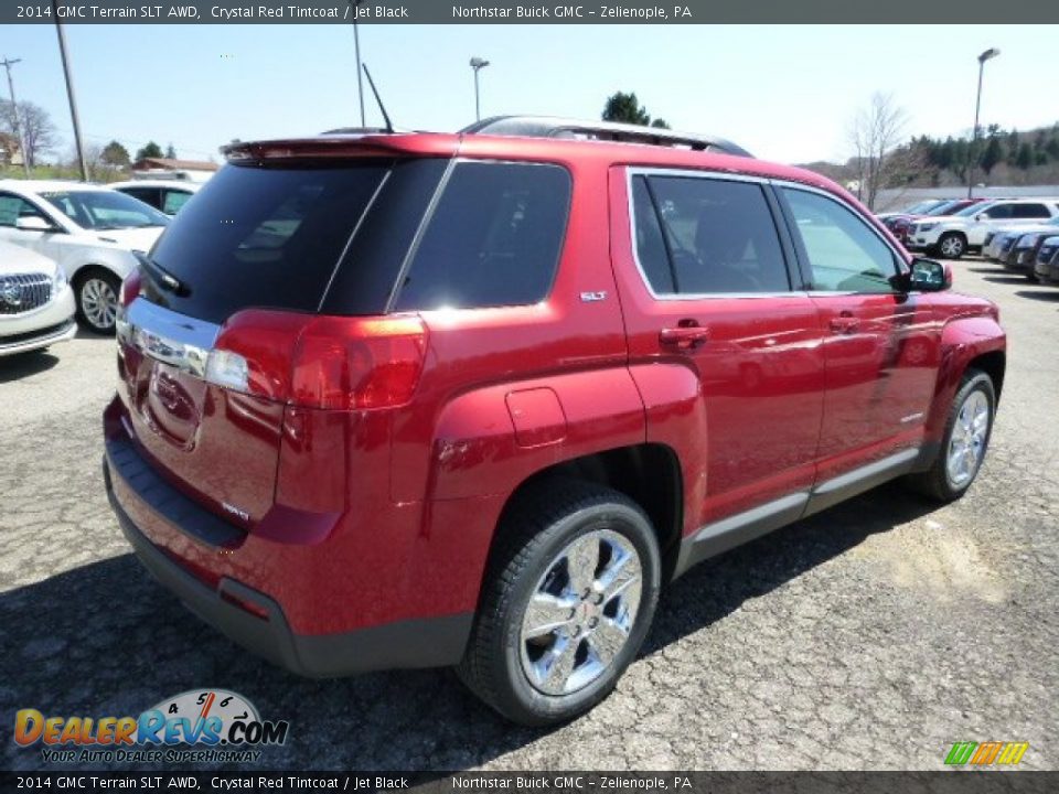 2014 GMC Terrain SLT AWD Crystal Red Tintcoat / Jet Black Photo #5