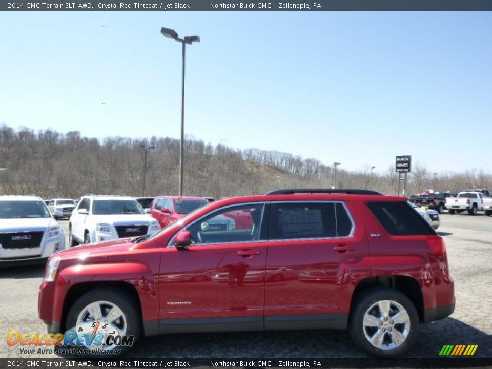 2014 GMC Terrain SLT AWD Crystal Red Tintcoat / Jet Black Photo #8