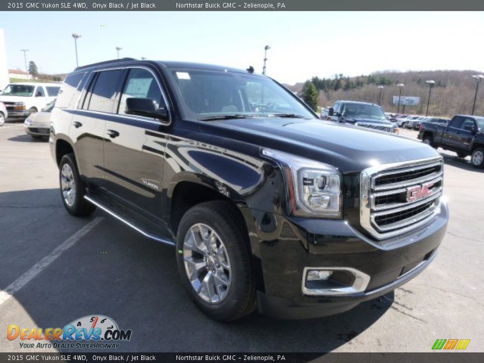 2015 GMC Yukon SLE 4WD Onyx Black / Jet Black Photo #3