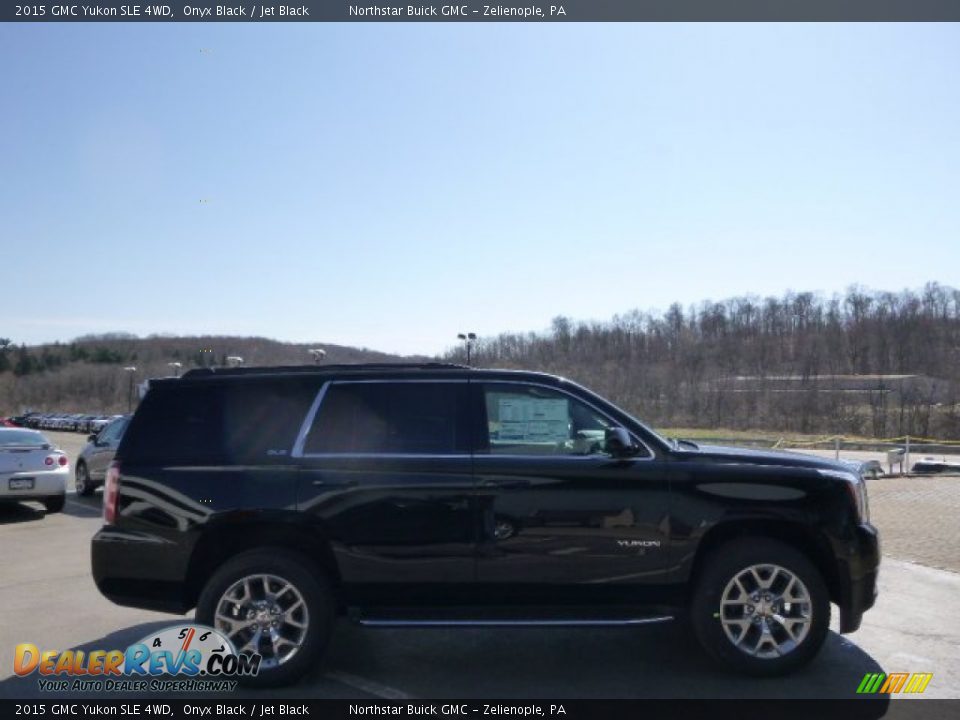 2015 GMC Yukon SLE 4WD Onyx Black / Jet Black Photo #4