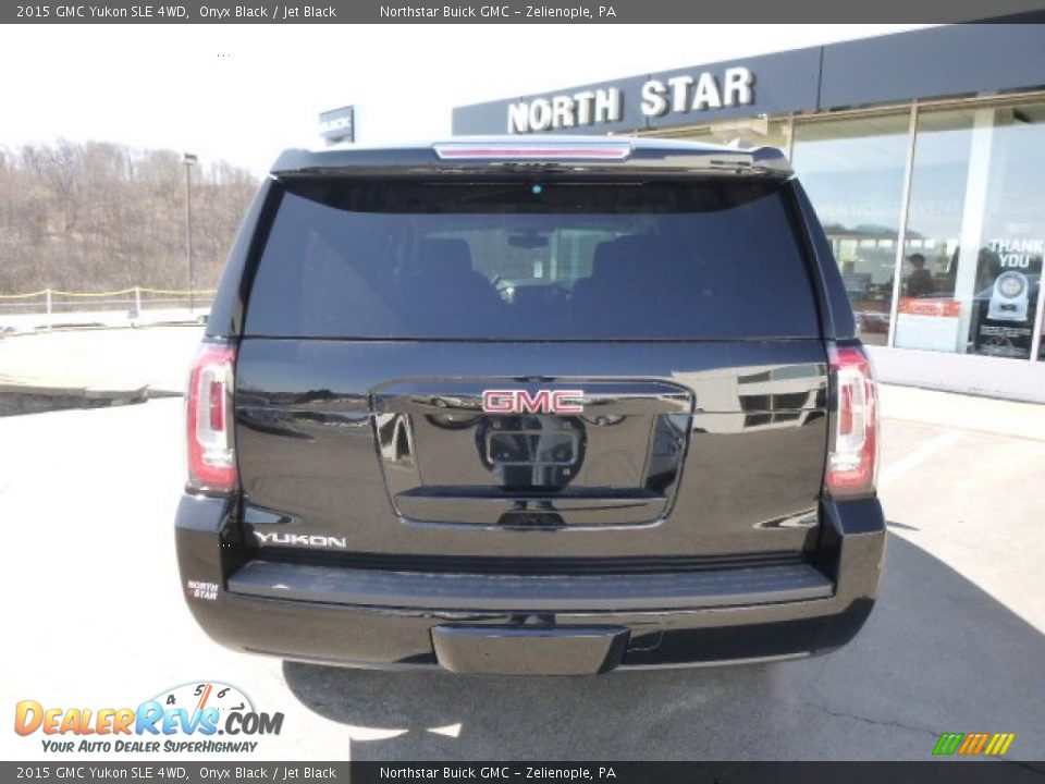 2015 GMC Yukon SLE 4WD Onyx Black / Jet Black Photo #6