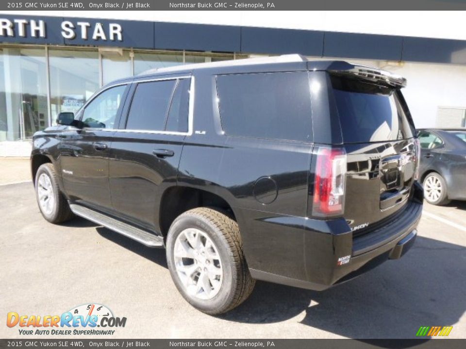 2015 GMC Yukon SLE 4WD Onyx Black / Jet Black Photo #7