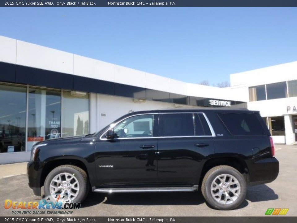 2015 GMC Yukon SLE 4WD Onyx Black / Jet Black Photo #8