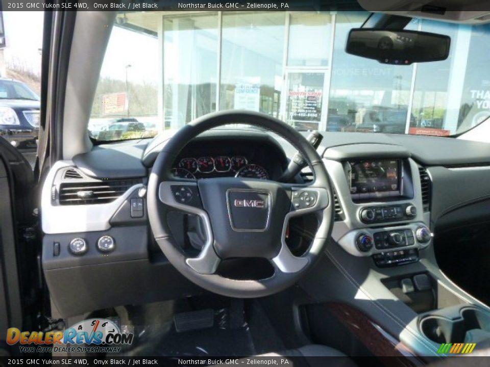 2015 GMC Yukon SLE 4WD Onyx Black / Jet Black Photo #12