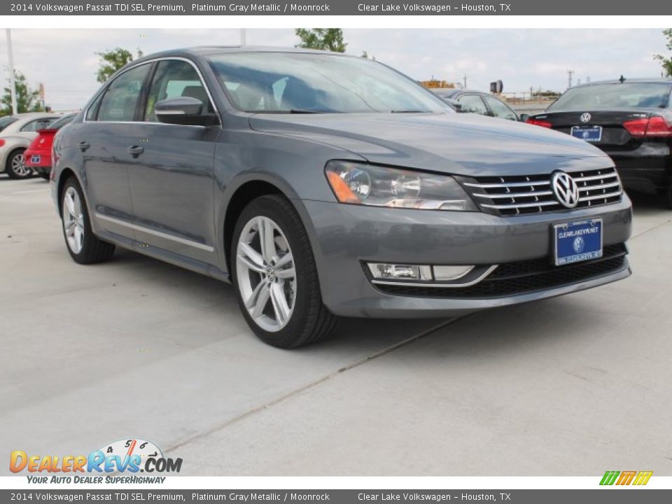 2014 Volkswagen Passat TDI SEL Premium Platinum Gray Metallic / Moonrock Photo #1