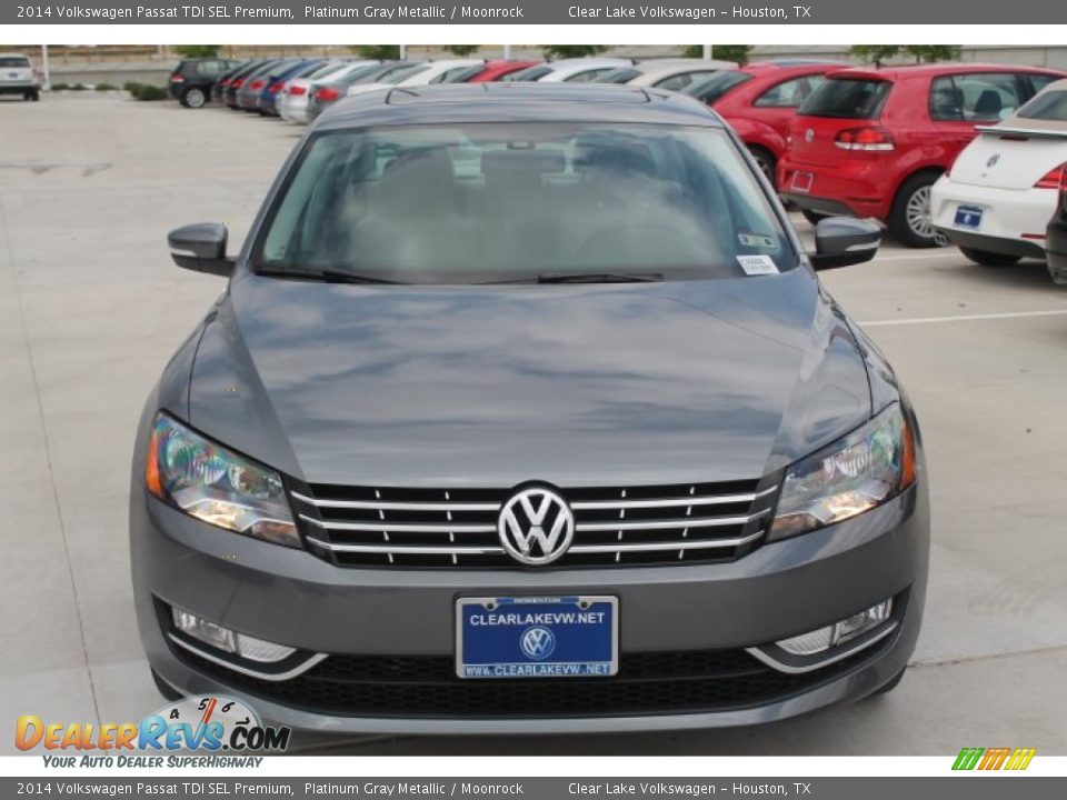 2014 Volkswagen Passat TDI SEL Premium Platinum Gray Metallic / Moonrock Photo #2