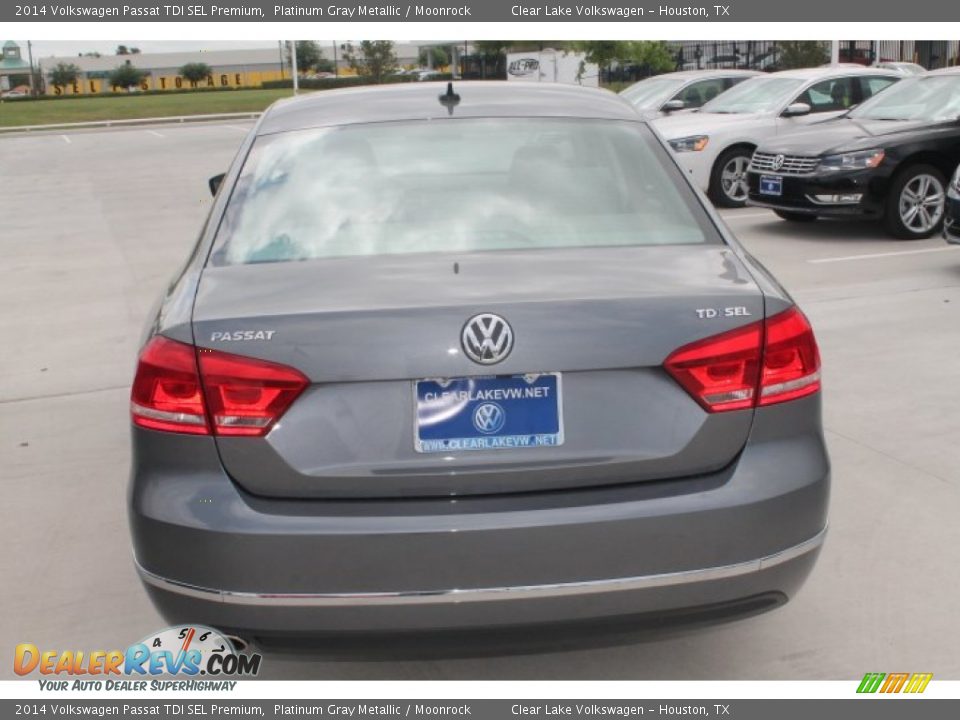2014 Volkswagen Passat TDI SEL Premium Platinum Gray Metallic / Moonrock Photo #7