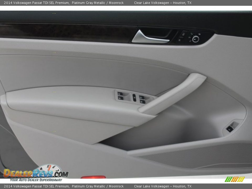 2014 Volkswagen Passat TDI SEL Premium Platinum Gray Metallic / Moonrock Photo #8