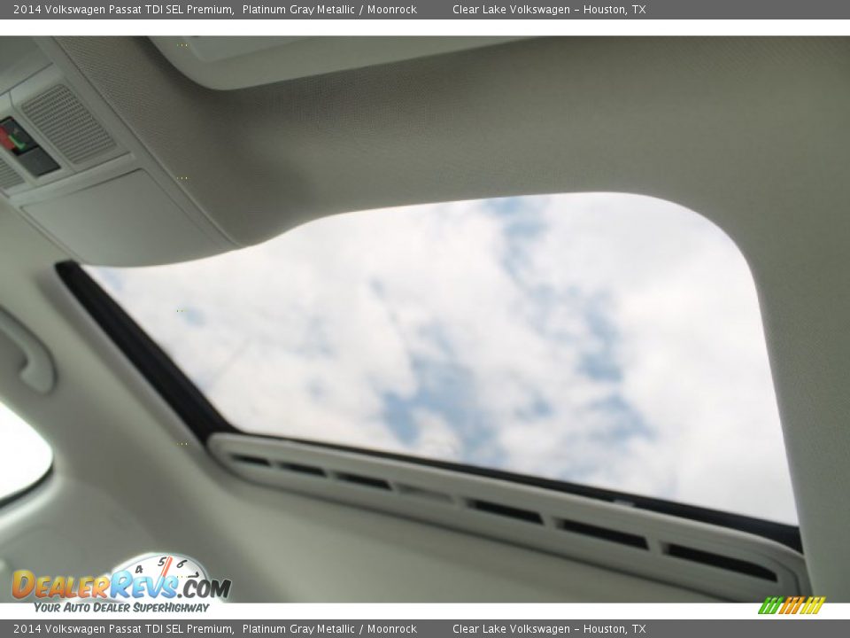 2014 Volkswagen Passat TDI SEL Premium Platinum Gray Metallic / Moonrock Photo #14