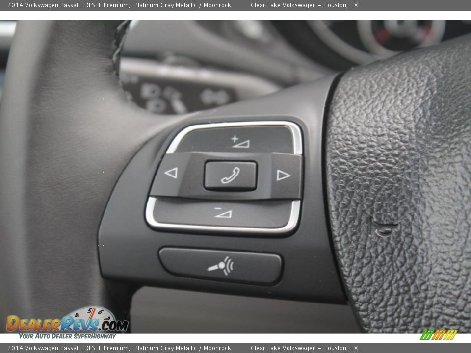 2014 Volkswagen Passat TDI SEL Premium Platinum Gray Metallic / Moonrock Photo #23