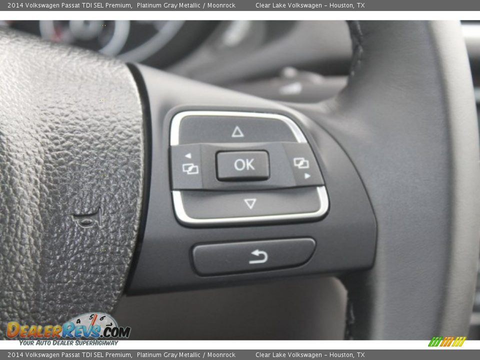 2014 Volkswagen Passat TDI SEL Premium Platinum Gray Metallic / Moonrock Photo #24