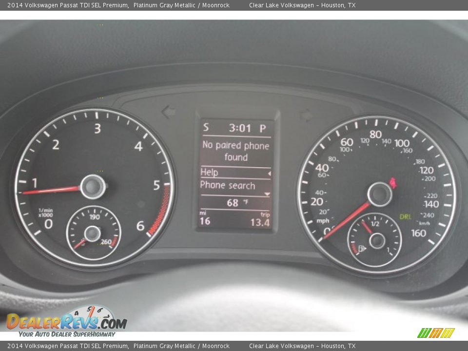 2014 Volkswagen Passat TDI SEL Premium Platinum Gray Metallic / Moonrock Photo #25