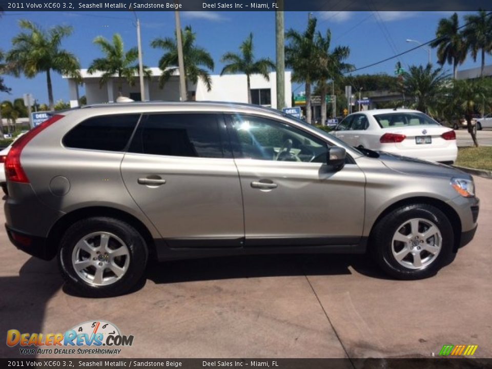 2011 Volvo XC60 3.2 Seashell Metallic / Sandstone Beige Photo #6