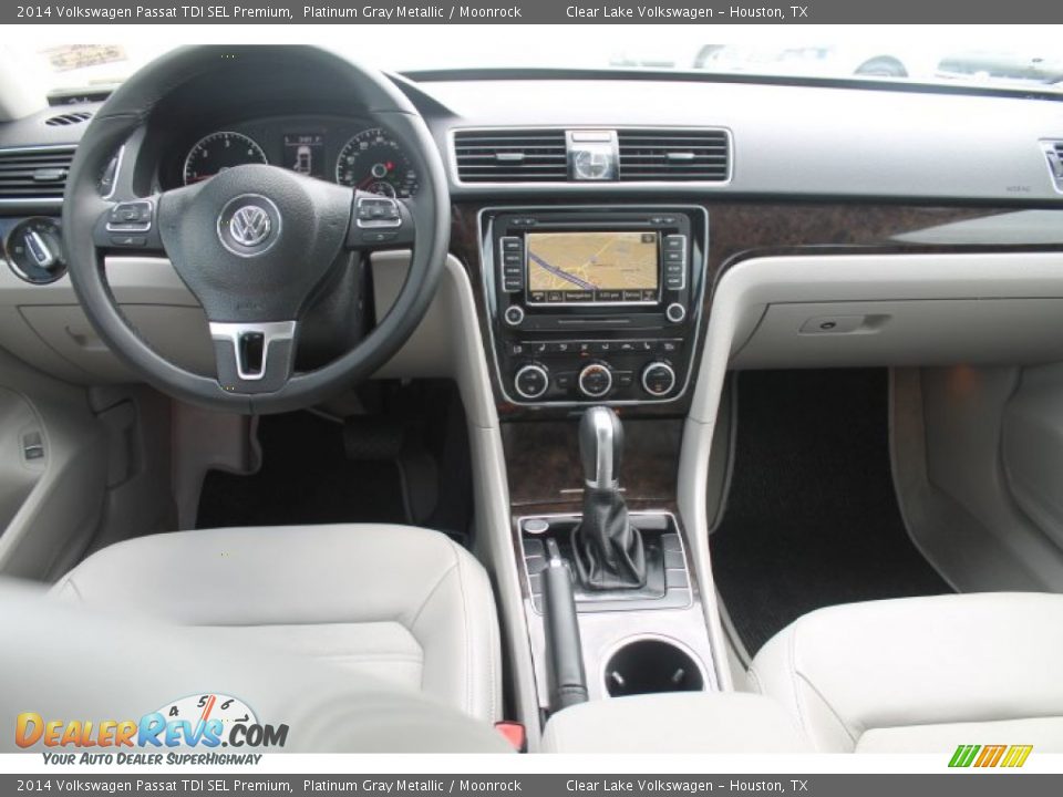 2014 Volkswagen Passat TDI SEL Premium Platinum Gray Metallic / Moonrock Photo #29
