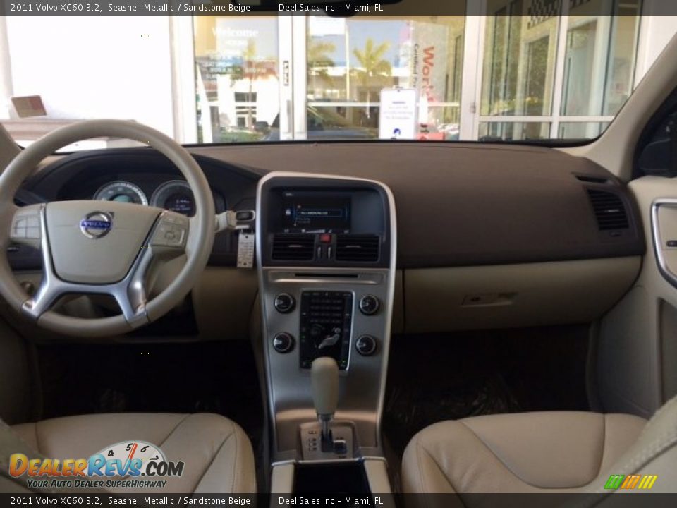 2011 Volvo XC60 3.2 Seashell Metallic / Sandstone Beige Photo #12
