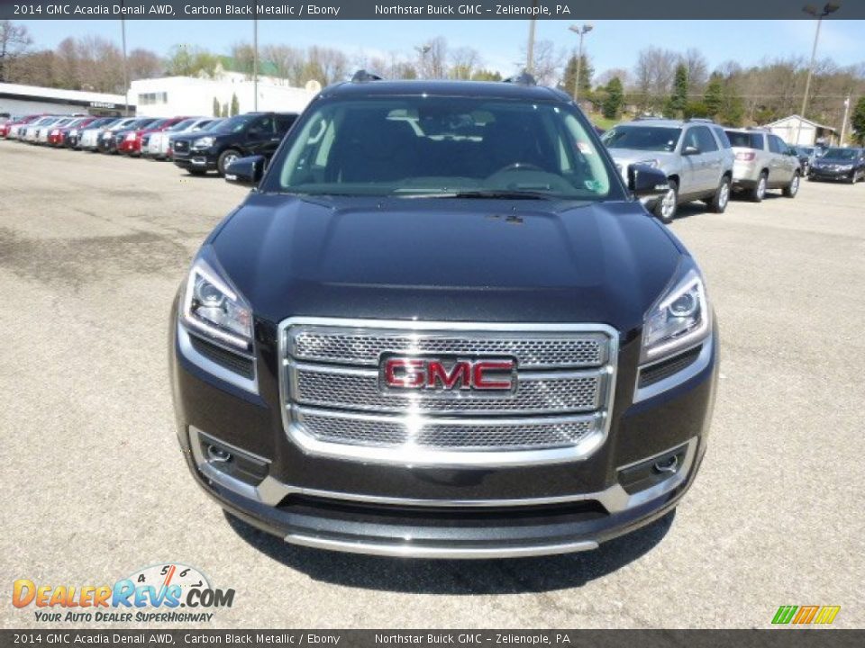 2014 GMC Acadia Denali AWD Carbon Black Metallic / Ebony Photo #2