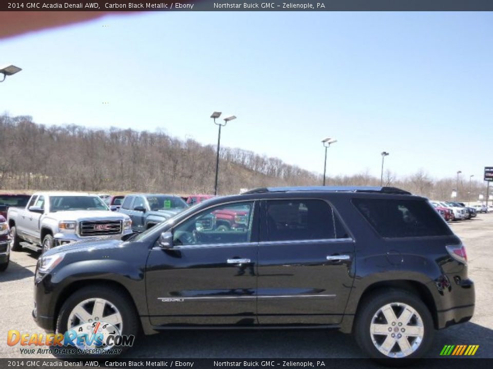 2014 GMC Acadia Denali AWD Carbon Black Metallic / Ebony Photo #8