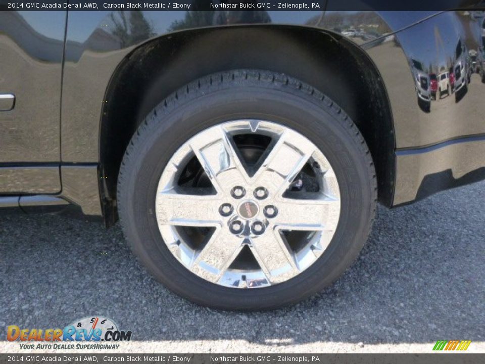 2014 GMC Acadia Denali AWD Carbon Black Metallic / Ebony Photo #9