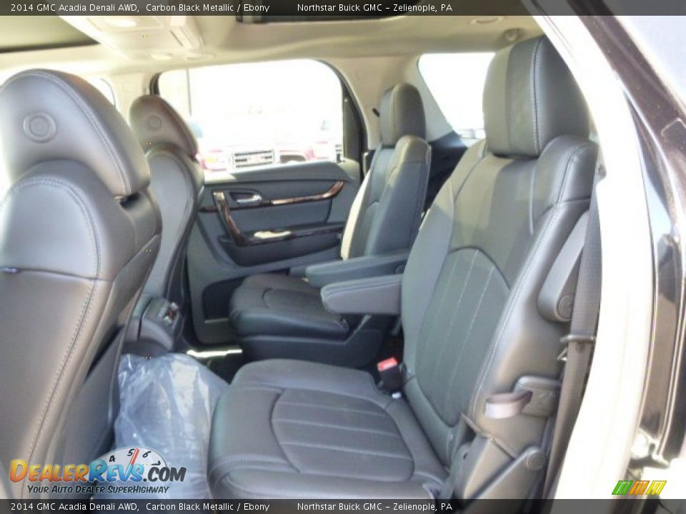2014 GMC Acadia Denali AWD Carbon Black Metallic / Ebony Photo #11