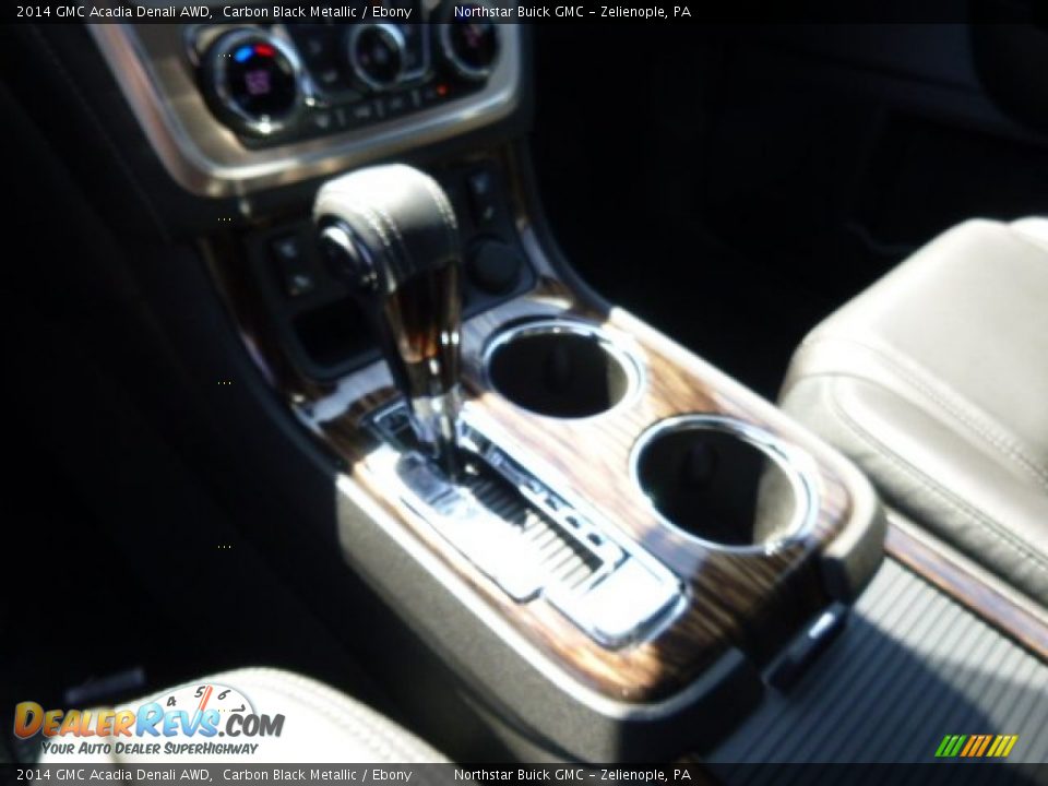 2014 GMC Acadia Denali AWD Carbon Black Metallic / Ebony Photo #17