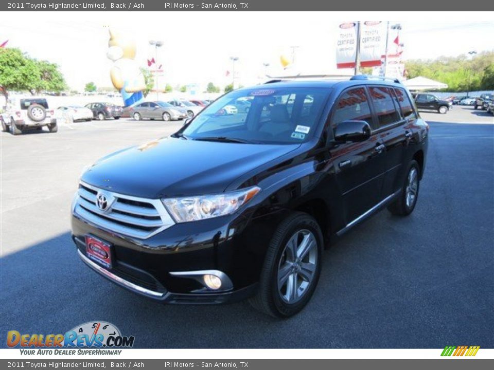 2011 Toyota Highlander Limited Black / Ash Photo #3