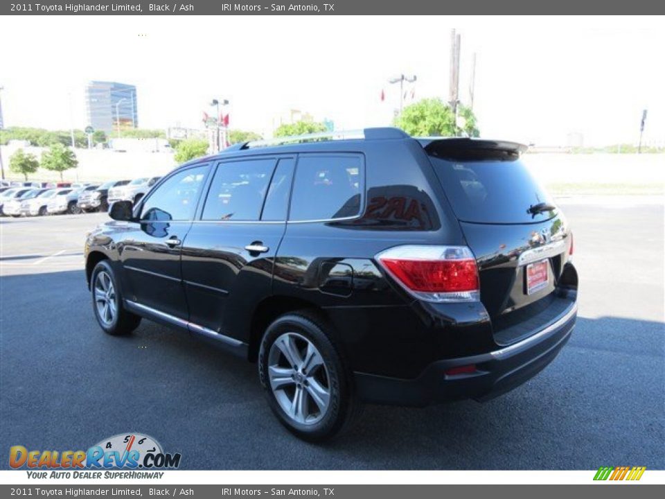 2011 Toyota Highlander Limited Black / Ash Photo #5