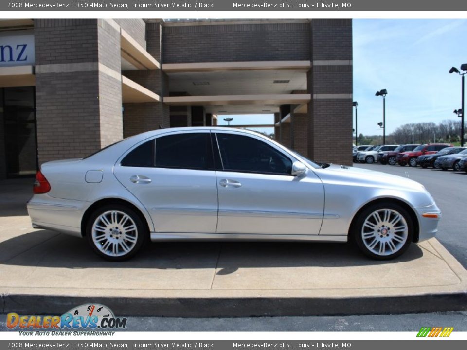2008 Mercedes-Benz E 350 4Matic Sedan Iridium Silver Metallic / Black Photo #2