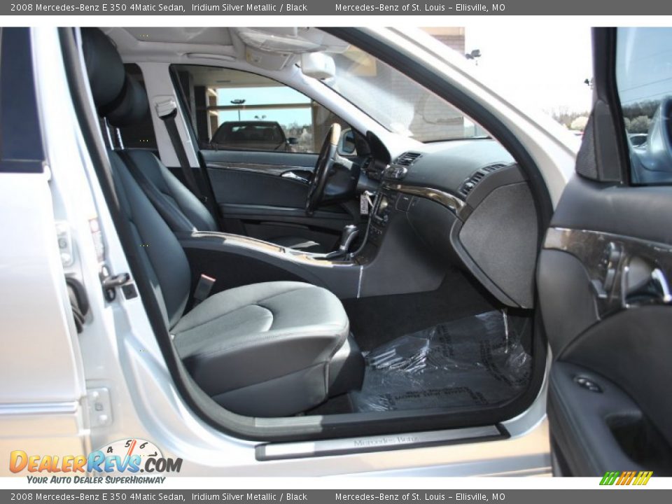 2008 Mercedes-Benz E 350 4Matic Sedan Iridium Silver Metallic / Black Photo #3