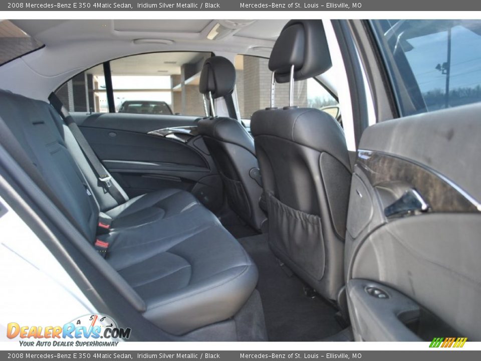 2008 Mercedes-Benz E 350 4Matic Sedan Iridium Silver Metallic / Black Photo #4