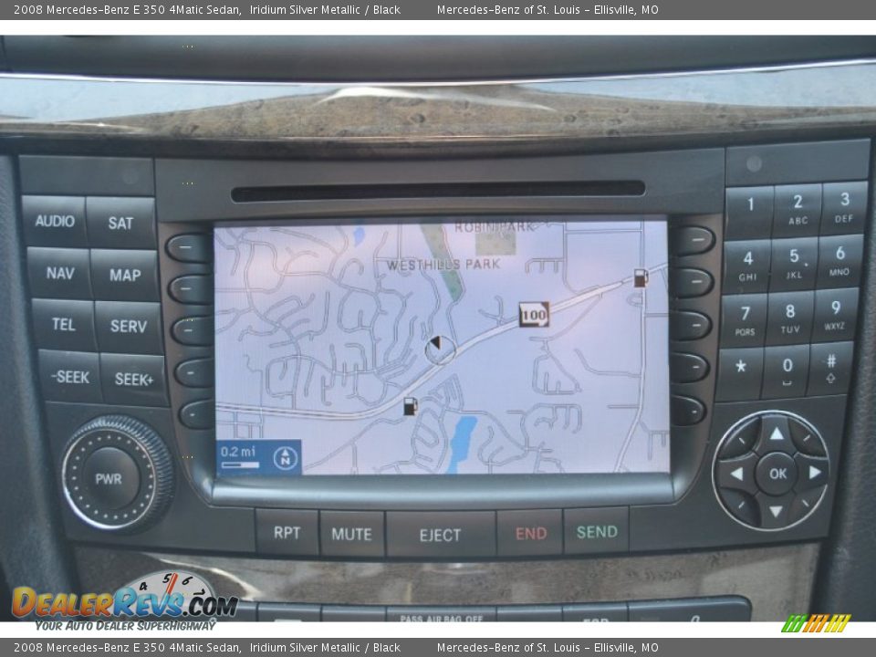 2008 Mercedes-Benz E 350 4Matic Sedan Iridium Silver Metallic / Black Photo #5