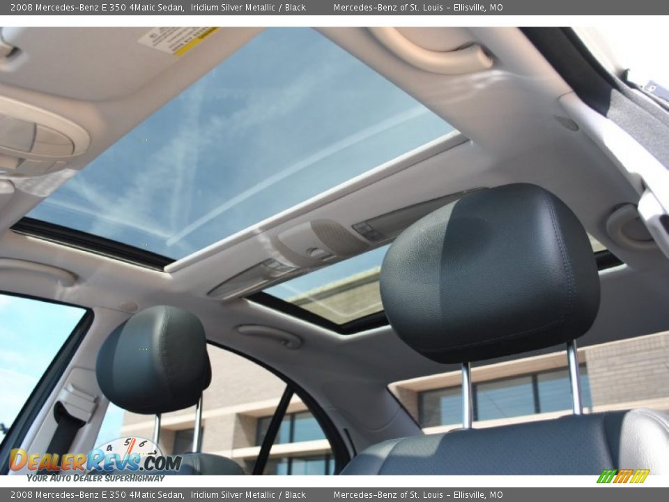 2008 Mercedes-Benz E 350 4Matic Sedan Iridium Silver Metallic / Black Photo #6
