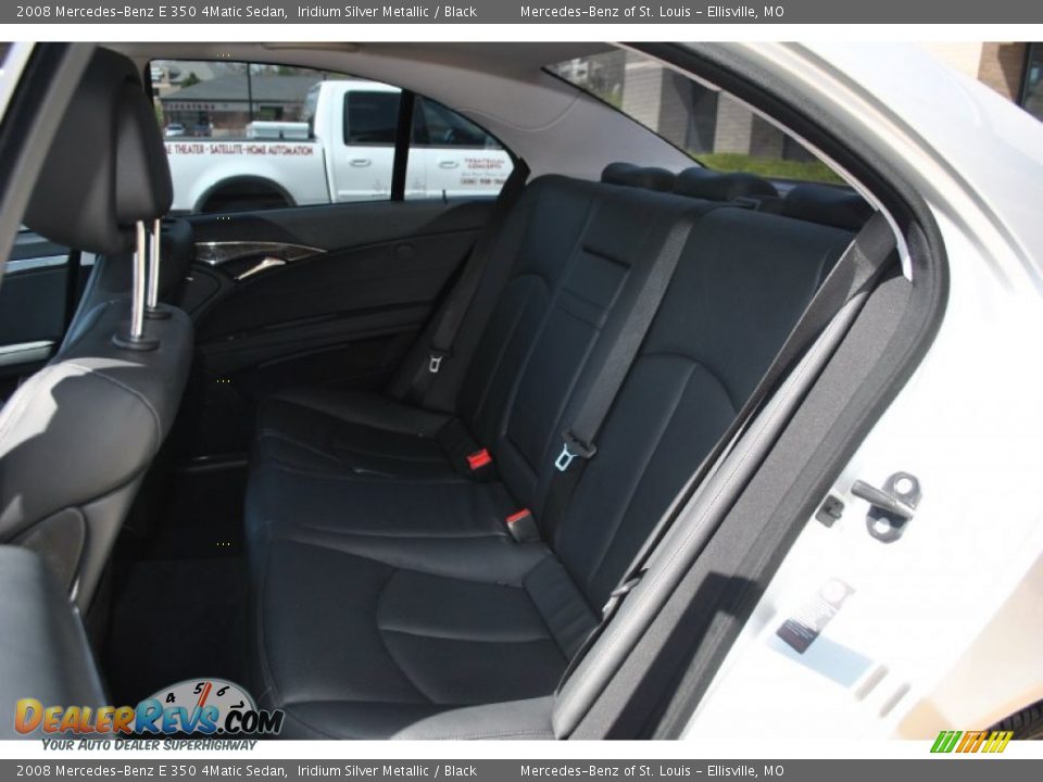 2008 Mercedes-Benz E 350 4Matic Sedan Iridium Silver Metallic / Black Photo #11