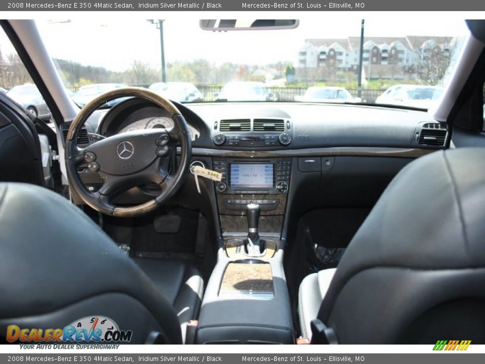 2008 Mercedes-Benz E 350 4Matic Sedan Iridium Silver Metallic / Black Photo #12