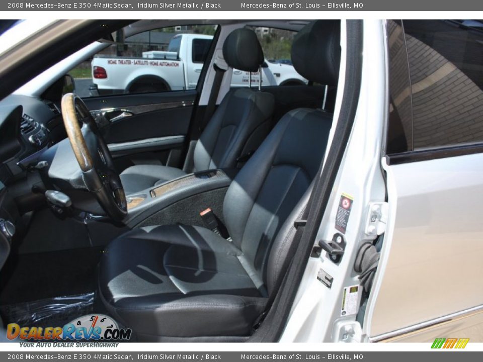 2008 Mercedes-Benz E 350 4Matic Sedan Iridium Silver Metallic / Black Photo #13