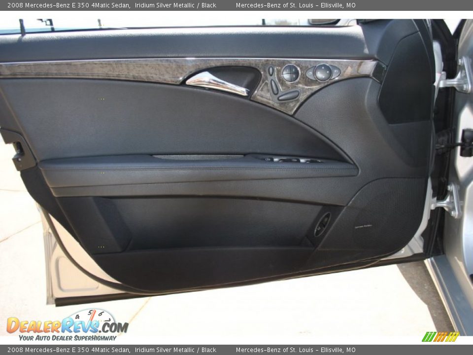 2008 Mercedes-Benz E 350 4Matic Sedan Iridium Silver Metallic / Black Photo #14