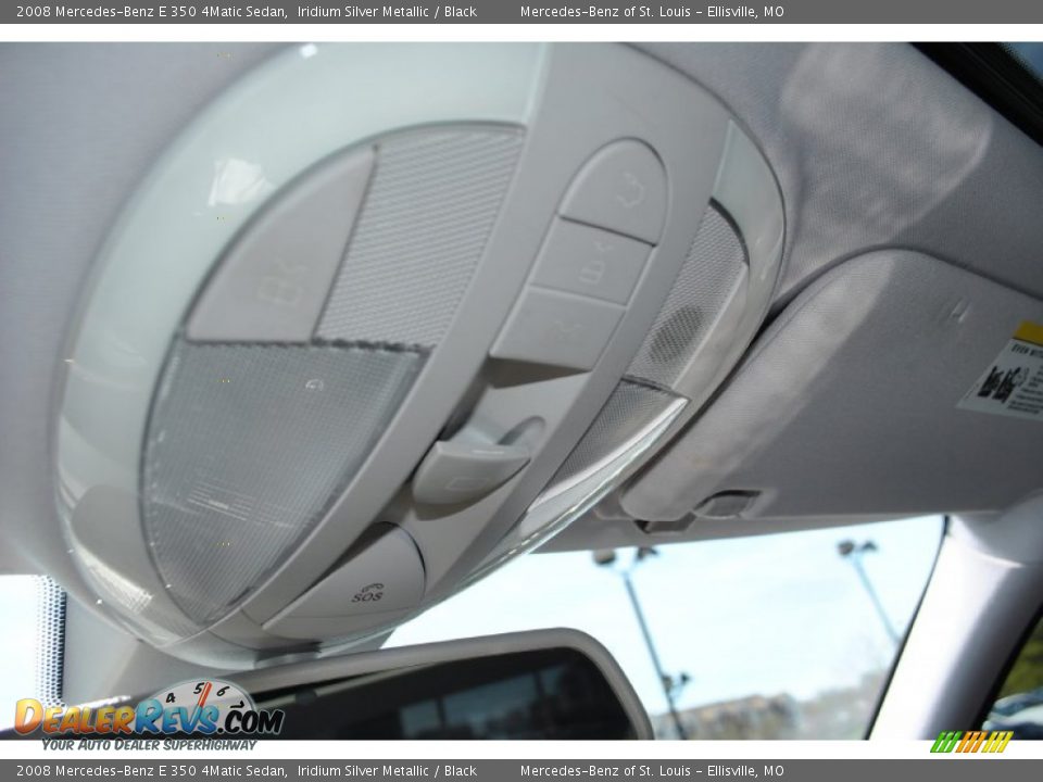 2008 Mercedes-Benz E 350 4Matic Sedan Iridium Silver Metallic / Black Photo #15