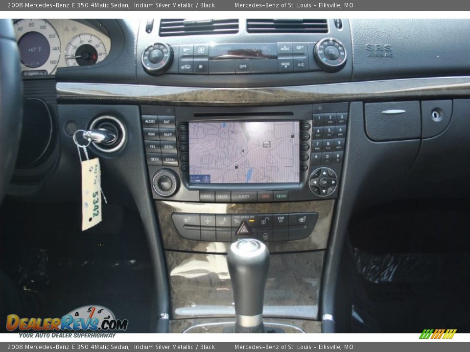 2008 Mercedes-Benz E 350 4Matic Sedan Iridium Silver Metallic / Black Photo #18